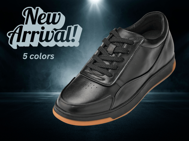 New Casua lElevator Shoes Soft Leather Upper