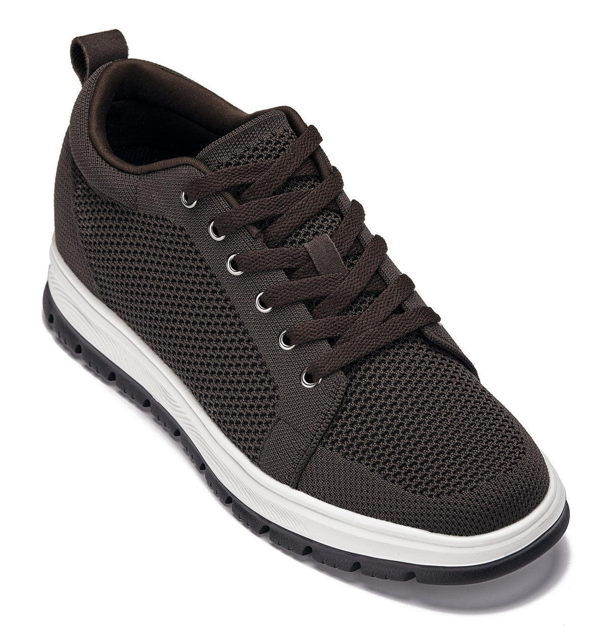 CALTO X2325 Inches Taller (Dark Brown/White Black Sole) La