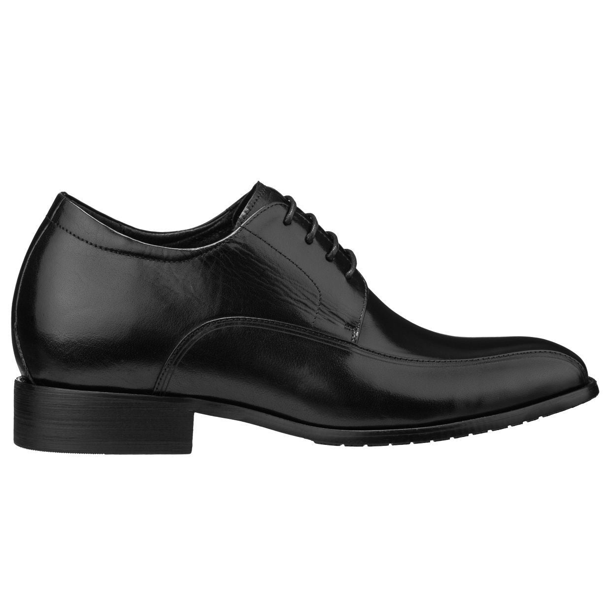 Elevator shoes height increase CALTO - Y1003 - 2.8 Inches Taller (Black)
