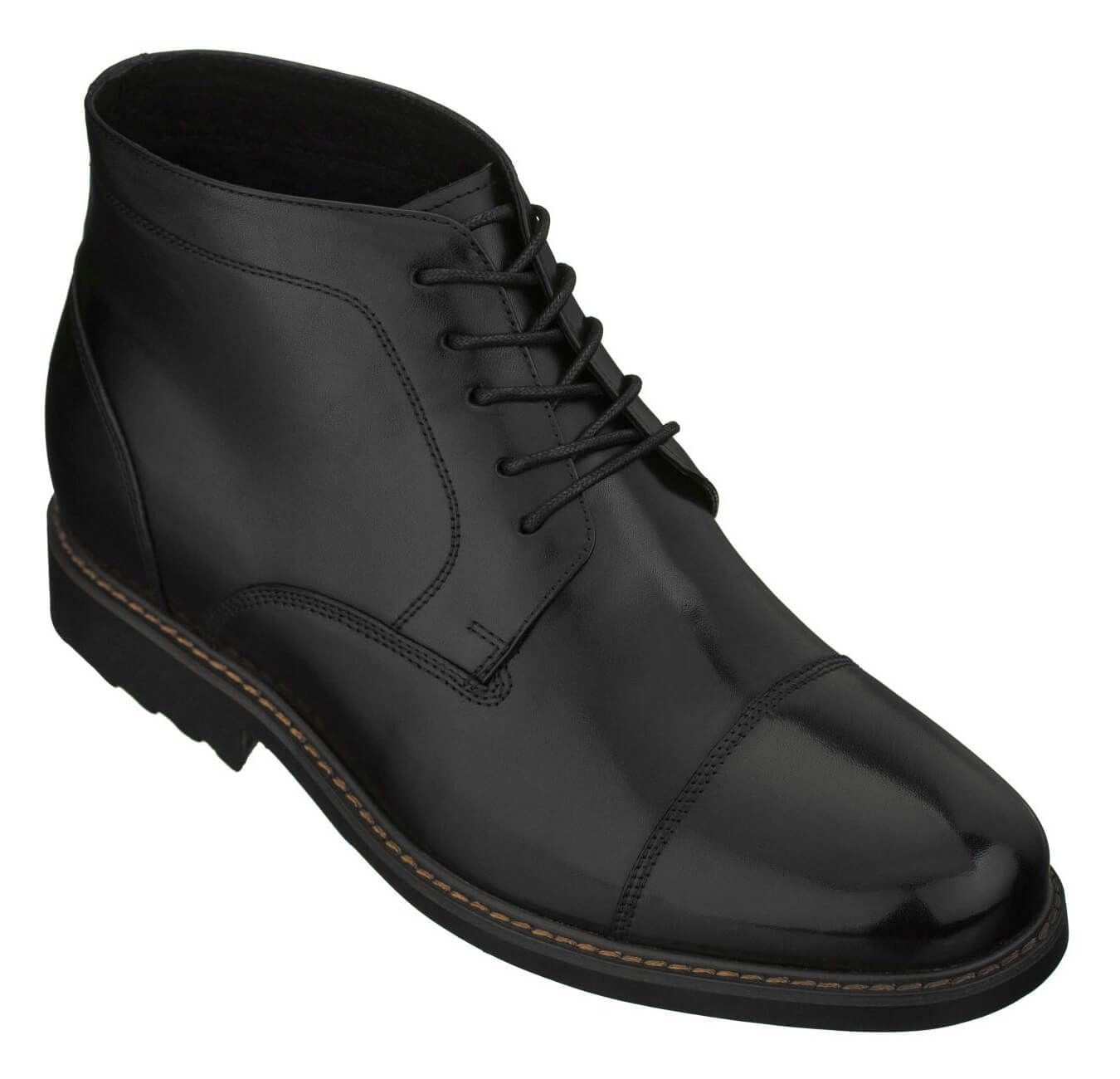 Height Increase Elevator Shoes Men CALTO - Y41080 - 3.2 Inches Taller (Black), 6.5 Height Increase Elevator Shoes Men CALTO - Y41080 - 3.2 Inches Taller (Black), 6.5