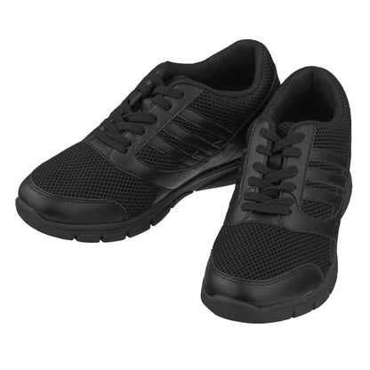 Elevator shoes height increase TOTO - X6319 - 2.8 Inches Taller (Black) - Super Lightweight