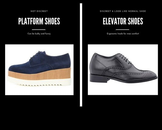Platform Shoes vs Elevator Shoes | pros and cons