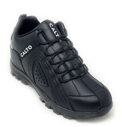 Elevator shoes height increase FSA0085 - 3 Inches Taller (Black) - Size 9 Only