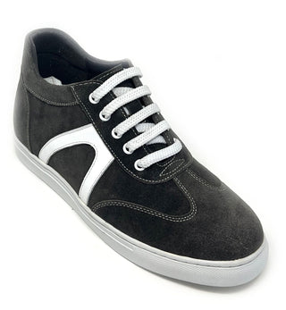 Elevator shoes height increase FSC0090 - 2.2 Inches Taller (Dark Grey) - Size 7.5 Only