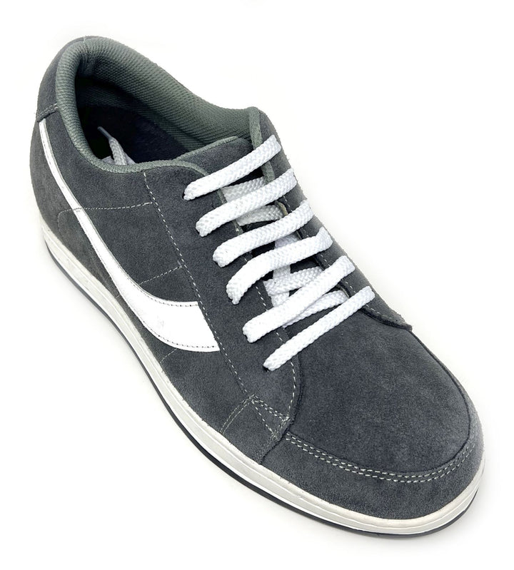 Elevator shoes height increase FSF0076 - 2.6 Inches Taller (Grey) - Size 9 Only