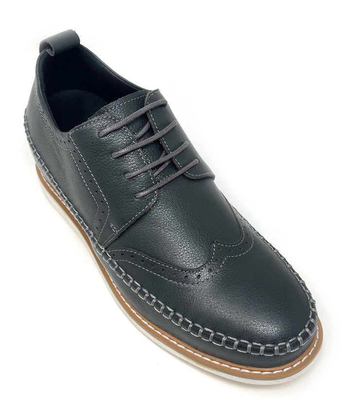 Elevator shoes height increase FSF0097 - 2.6 Inches Taller (Dark Slate Grey) - Size 7.5 Only