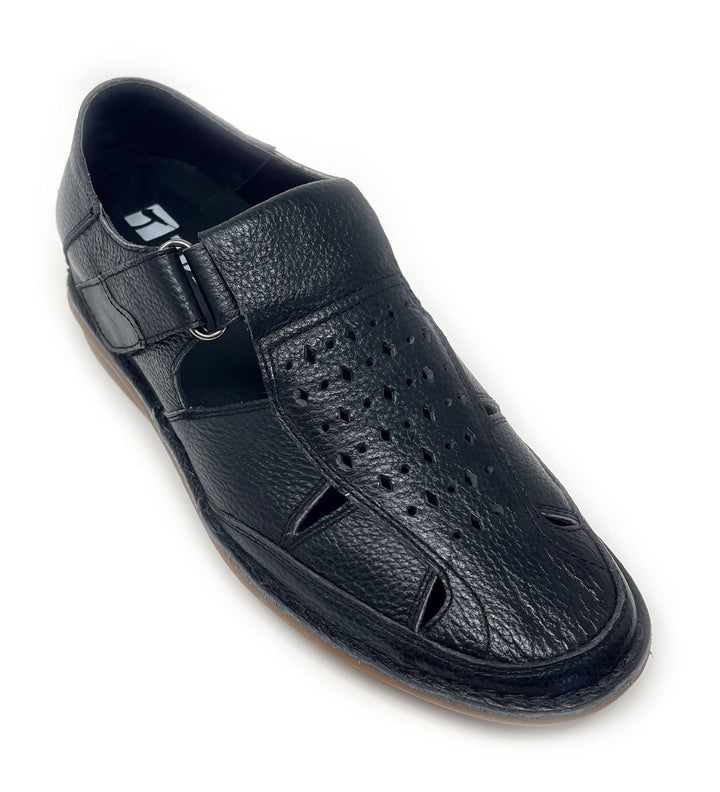 Elevator shoes height increase FSF0100 - 2.6 Inches Taller (Black) - Size 8 Only