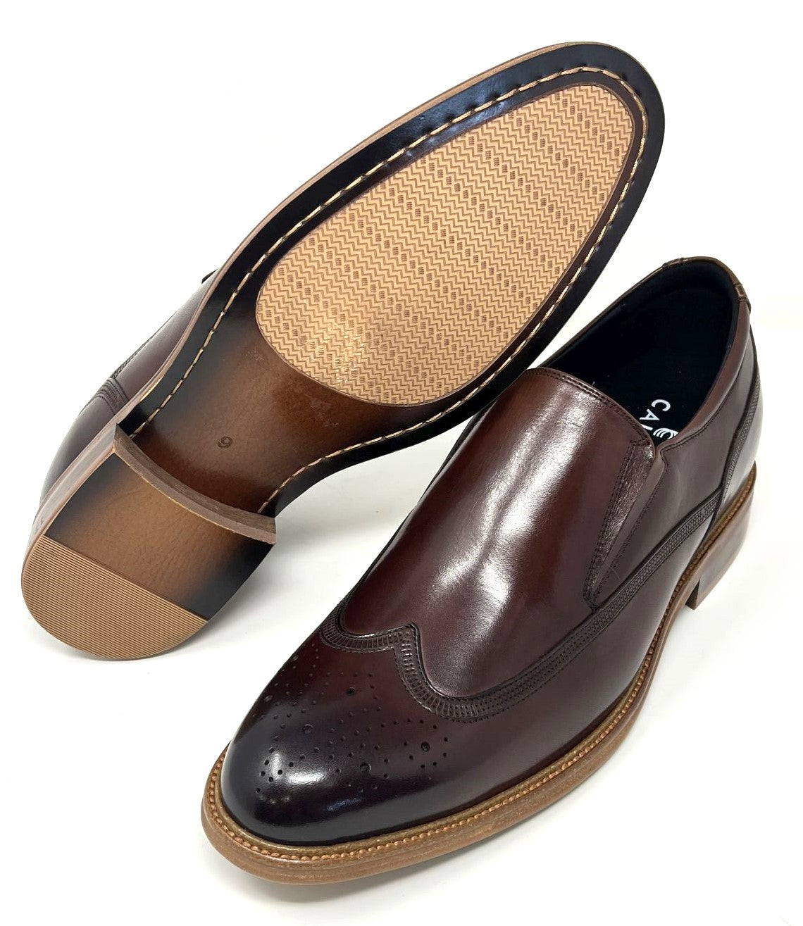 FSG0076 - 2.8 Inches Taller (Coffee) - Size 9 Only