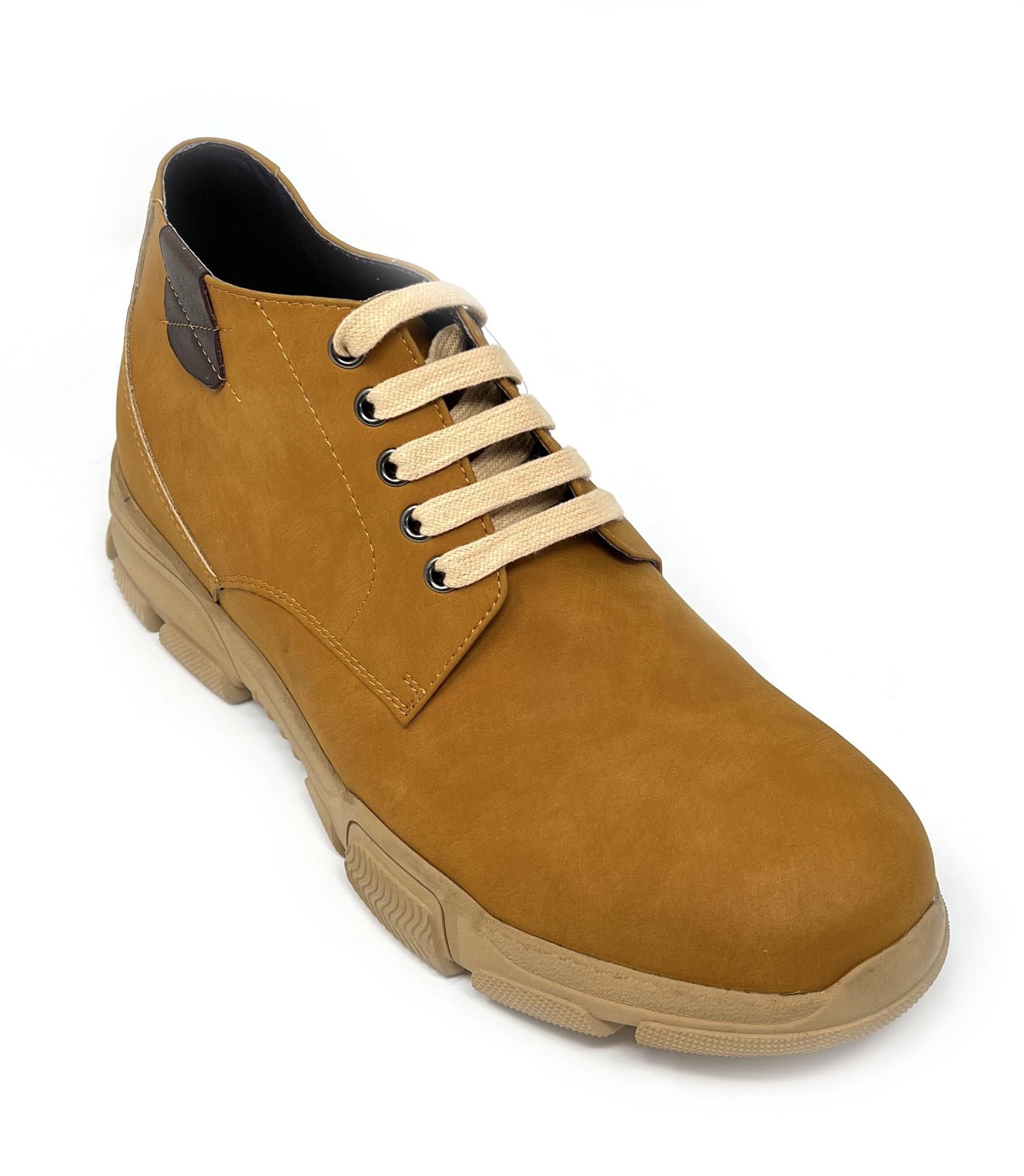 Fsj0046 3 Inches Taller Yellow Size 8 Only Tallmenshoes