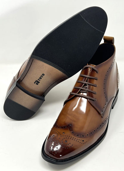 FSJ0086 - 2.8 Inches Taller (Brown) - Size 10 Only