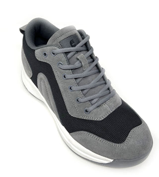 Elevator shoes height increase FSL0061 - 2.8 Inches Taller (Grey) - Size 8 Only