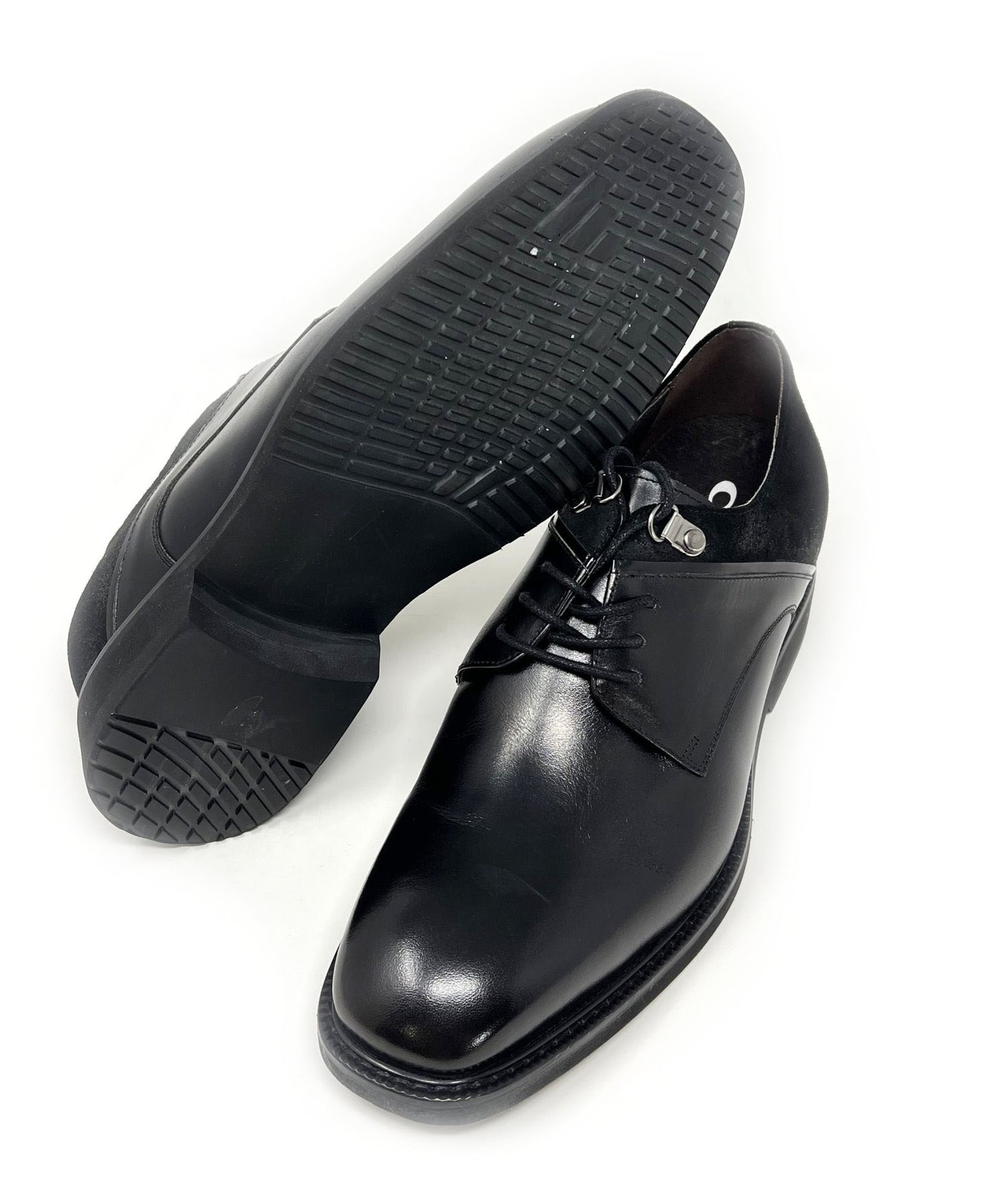 Elevator shoes height increase FSM0040 - 3.2 Inches Taller (Black) - Size 7.5 Only