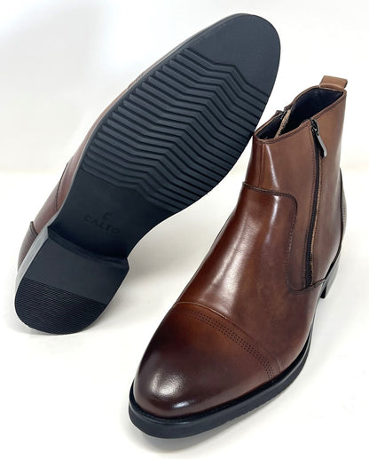 FSO0077 - 2.8 Inches Taller (Brown) - Size 10 Only