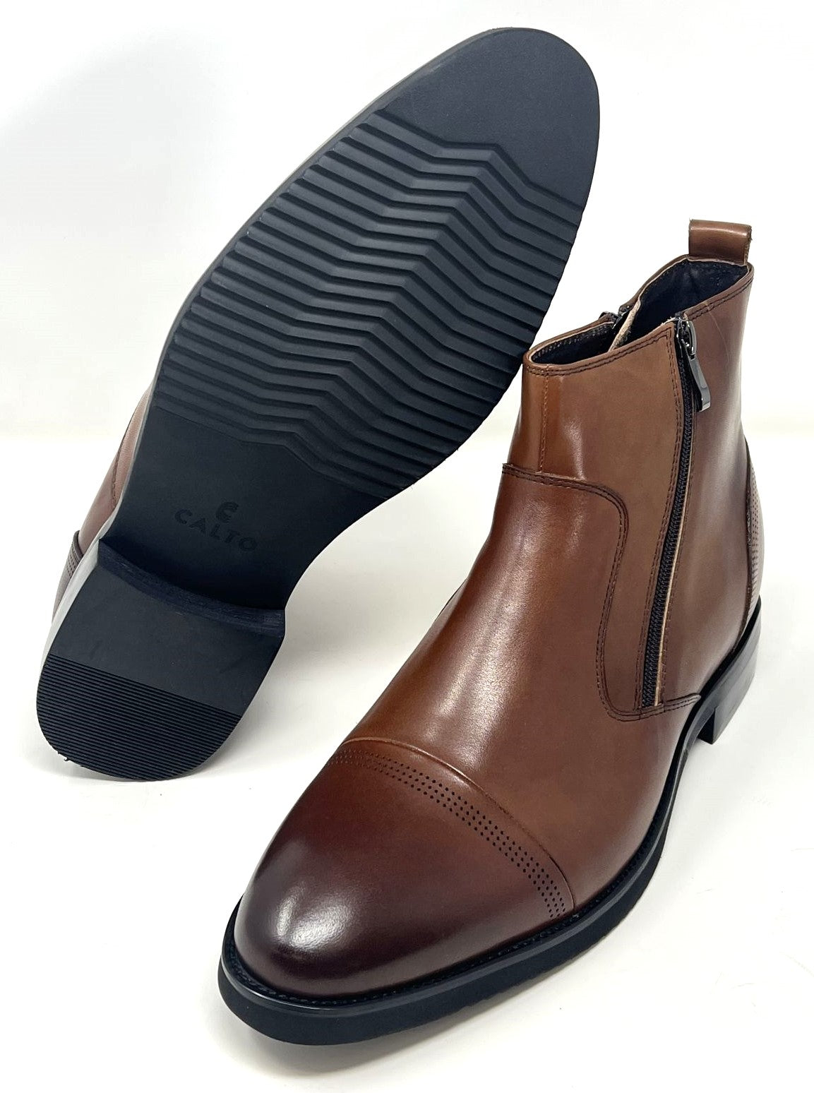 FSO0090 - 2.8 Inches Taller (Brown) - Size 10 Only