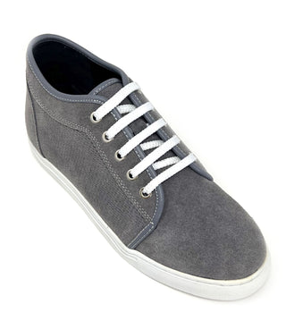 Elevator shoes height increase FSP0083 - 2.4 Inches Taller (Grey) - Size 7.5 Only