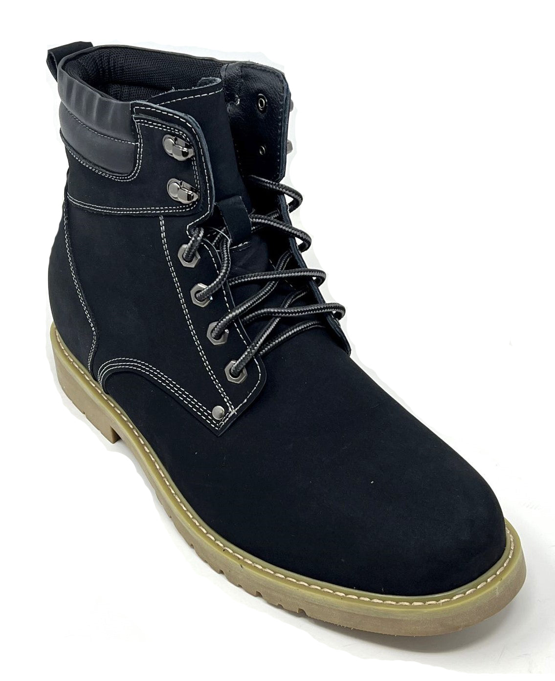 FSP0115 - 3.2 Inches Taller (Black) - Size 11.5 Only