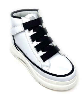 Elevator shoes height increase FSQ0047 - 3 Inches Taller (White) - Size 7.5 Only