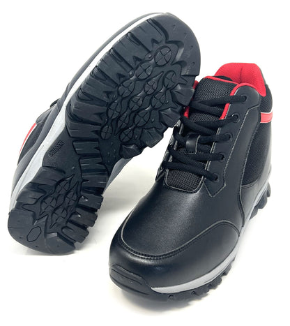 FSZZ092 - 3.6 Inches Taller (Black/Red) - Size 7.5 Only