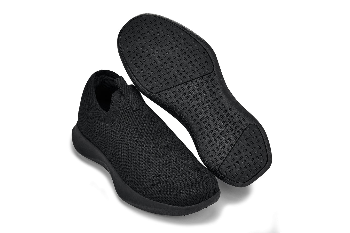 CALTO - Q071 - 2,4 pulgadas más alto (Negro) - Zapatillas ligeras sin cordones