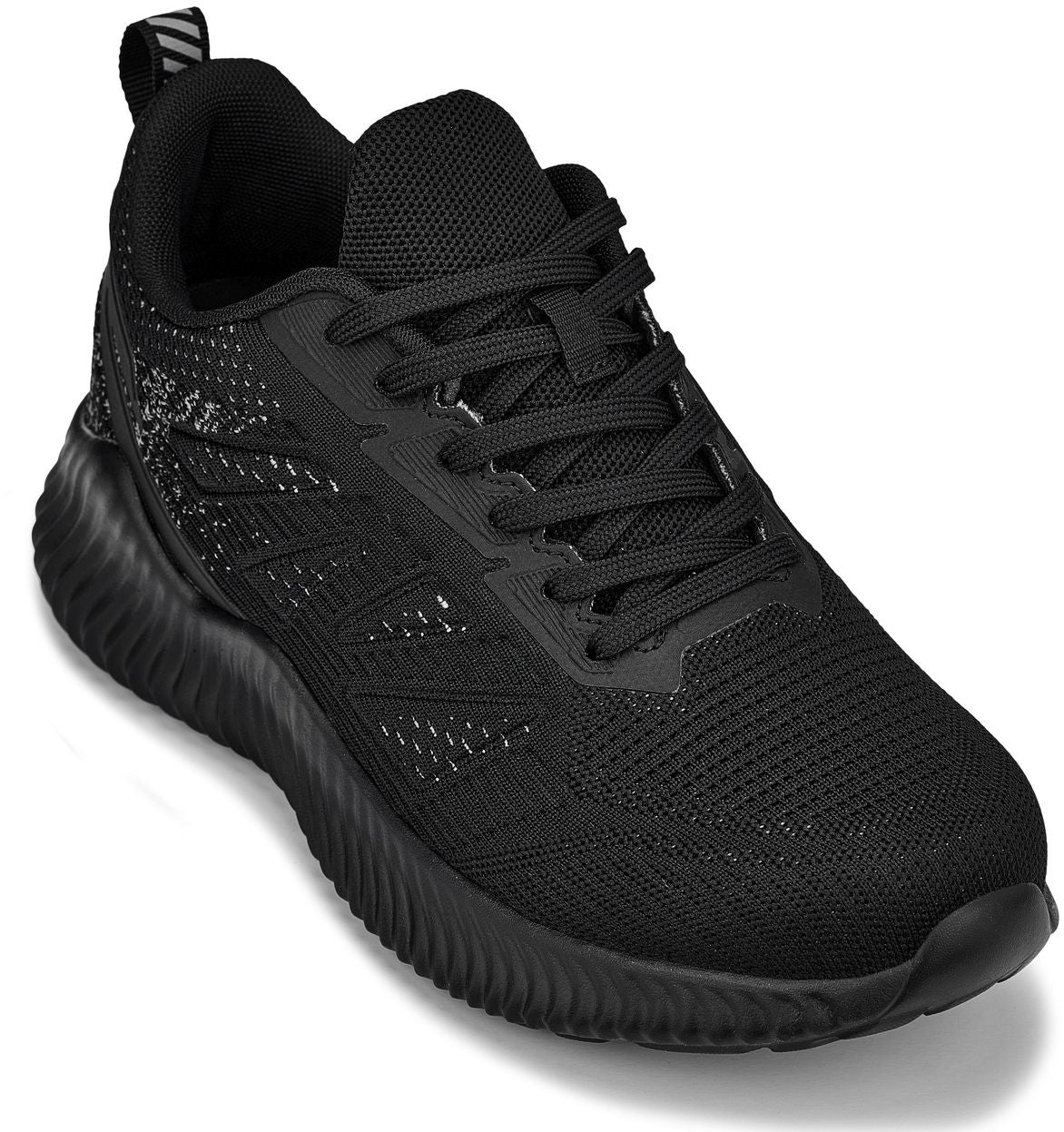 CALTO - Q220 - 2.6 بوصة أطول (أسود/رمادي ثلجي) - أحذية رياضية خفيفة الوزن