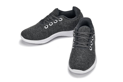 <tc>CALTO - Q503 - حذاء رياضي خفيف الوزن للغاية بطول 2.4 بوصة (رمادي فحمي/أبيض)</tc>