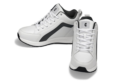 CALTO - S23305 - 3.2 Inches Taller (White) - Sneakers
