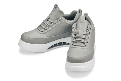 CALTO - S4927 - 3.2 pulgadas más alto (gris claro) - Zapatillas deportivas