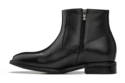 CALTO – Y70621 – 2,8 Zoll größer (schwarz) – leichte Stiefel mit Reißverschluss