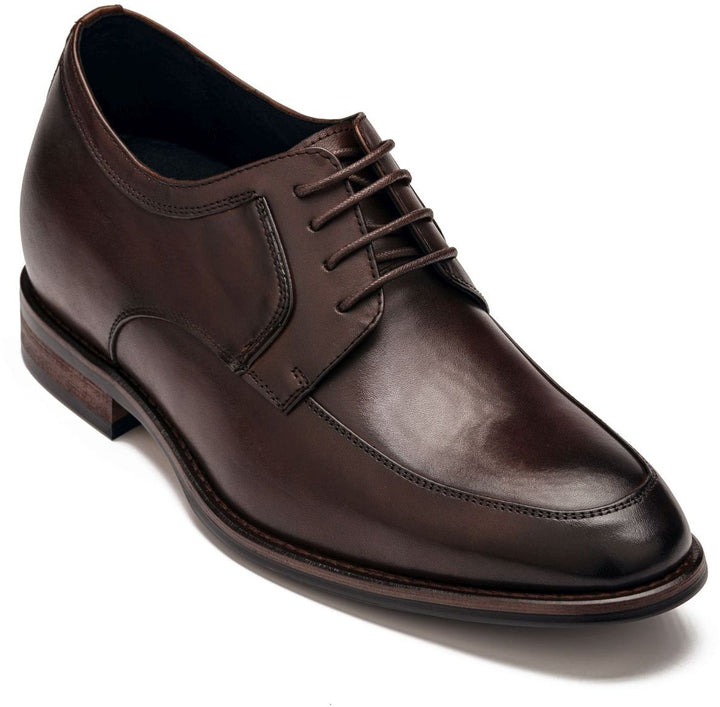 CALTO - Y7426 - 2.8 Inches Taller (Chocolate Brown) - Dress Oxford
