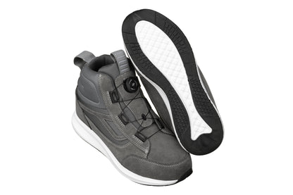 Elevator shoes height increase CALTO - S3221 - 3.2 Inches Taller (Grey) - Lightweight Sneakers