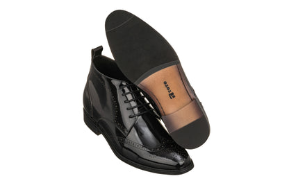 Elevator shoes height increase TOTO - K99602 - 2.8 Inches Taller (Black)