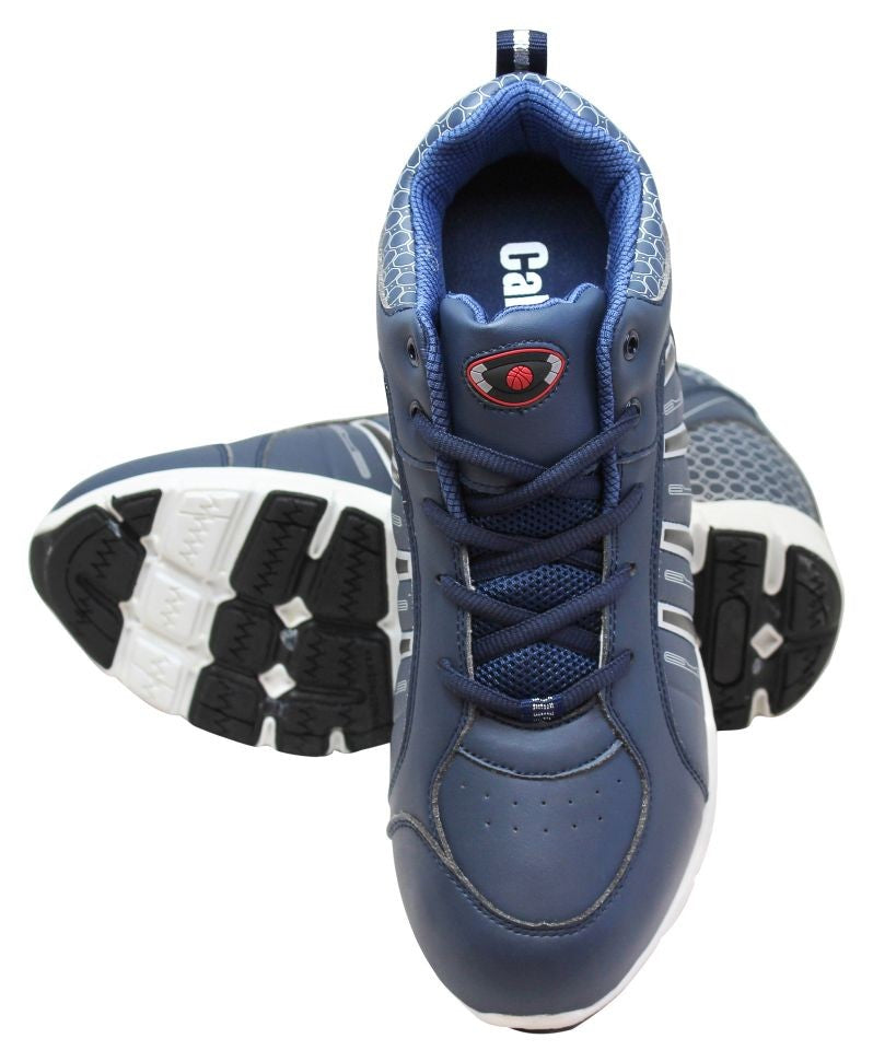 Elevator shoes height increase CALDEN Lightweight Blue Elevator Sneakers - Four Inches - K3333