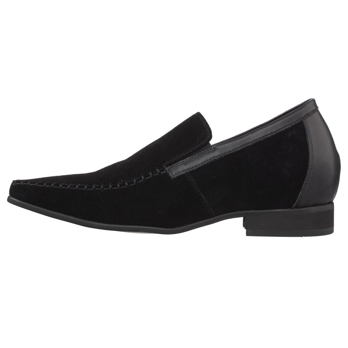 CALTO Nubuck Leather Dress Loafers - TallMenShoes.com – Tallmenshoes.com