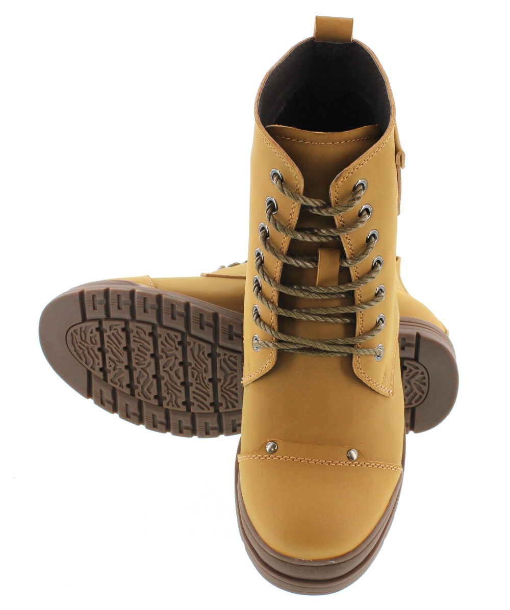 Elevator shoes height increase CALDEN - K18136 - 3.2 Inches Taller (Nubuck Brown)