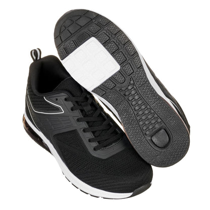 Elevator shoes height increase CALTO - Q231 - 2.4 Inches Taller (Black/White) - Super Lightweight