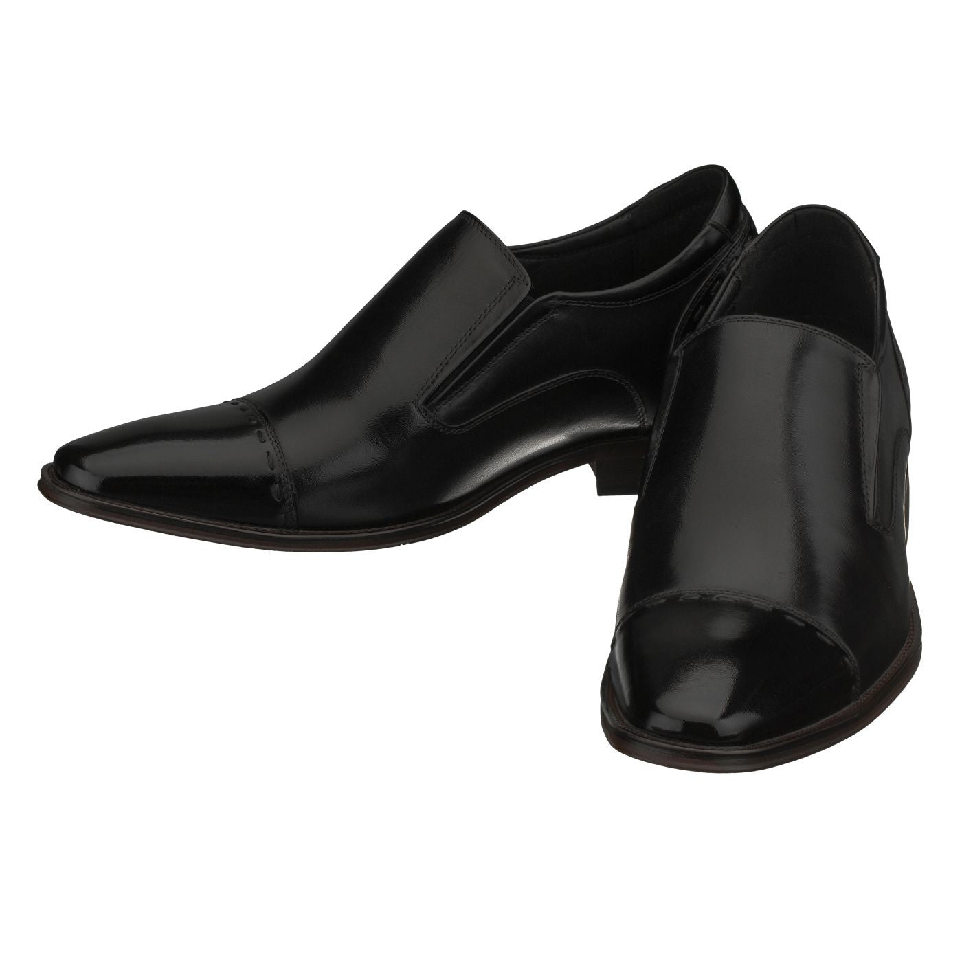Elevator shoes height increase CALTO - Y5014 - 2.8 Inches Taller (Black)