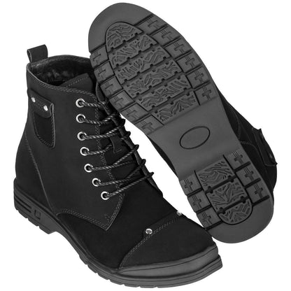 Elevator shoes height increase CALDEN - K18135 - 3.2 Inches Taller (Nubuck Black)