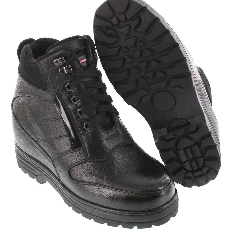 Elevator shoes height increase CALDEN Black 5.2