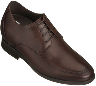 Elevator shoes height increase TOTO - X7101 - 3.4 Inches Taller (Cordovan Dark Brown)