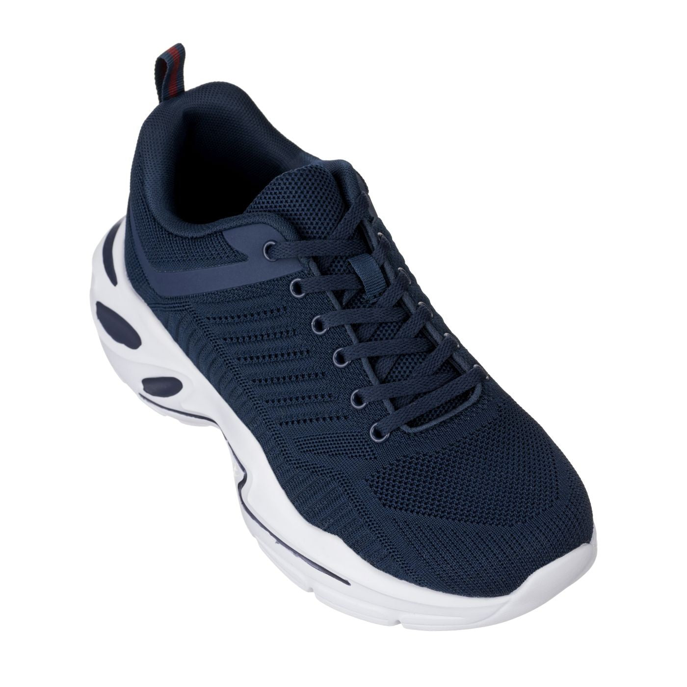 Elevator shoes height increase CALTO - Q331 - 2.6 Inches Taller (Navy/White) - Super Lightweight