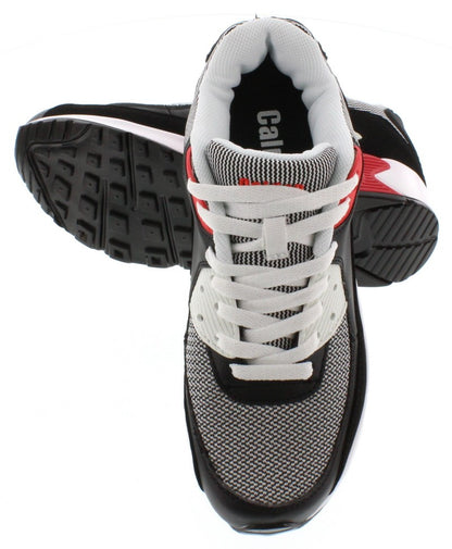 Elevator shoes height increase CALDEN - FD016 - 2.6 Inches Taller (Black/White) - Super Lightweight