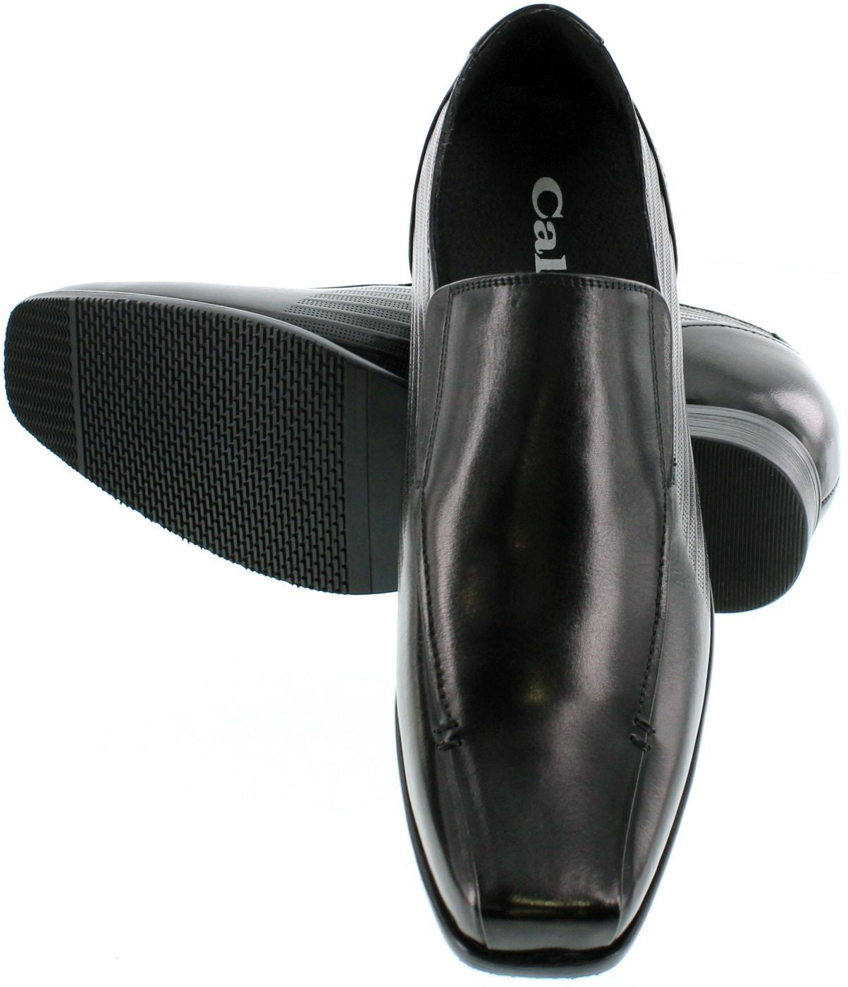 Elevator shoes height increase CALTO - Y3026 - 3 Inches Taller (Black)