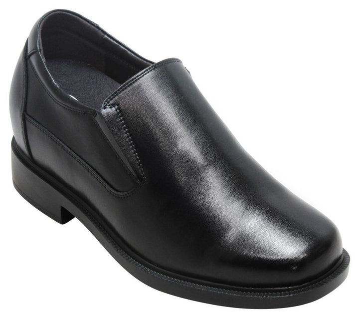 Elevator shoes height increase CALTO - K31714 - 3.6 Inches Taller (Black) - Lightweight