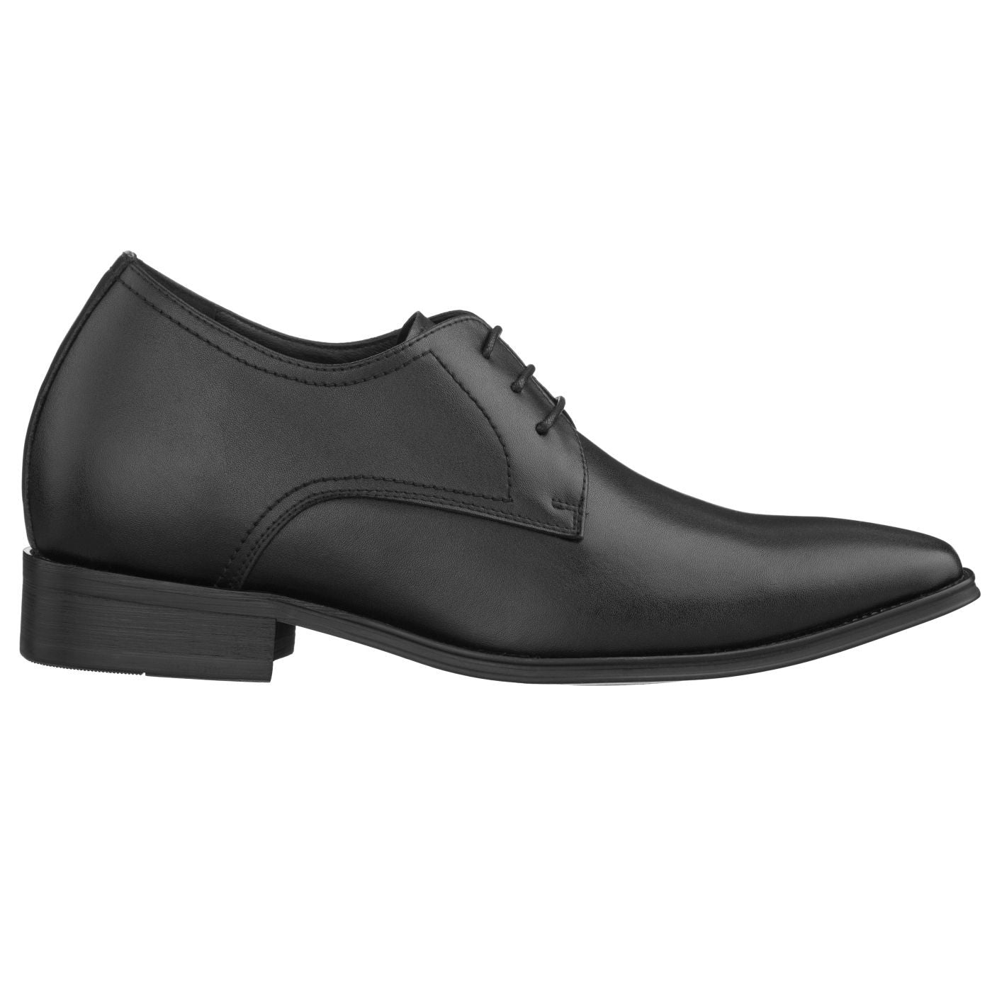 CALTO Black Leather Dress Shoes - TallMenShoes.com – Tallmenshoes.com