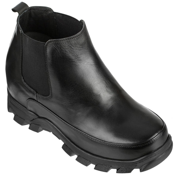Elevator shoes height increase CALDEN - K332011 - 4.9 Inches Taller (Black)