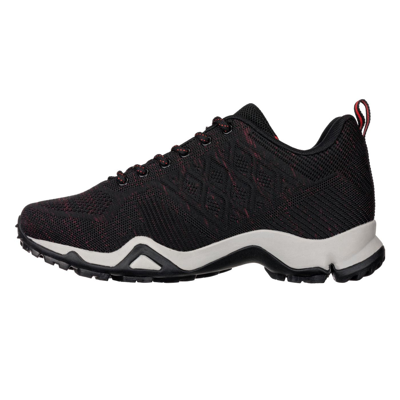 Elevator shoes height increase CALTO - Q103 - 2.4 Inches Taller (Black/Red) - Super Lightweight