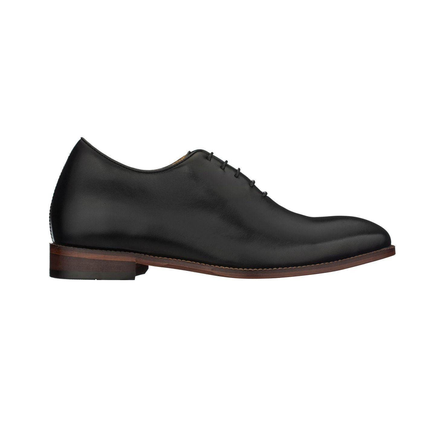 Elevator shoes height increase TOTO - S3001 - 2.6 Inches Taller (Black) Wholecut w/ Leather Sole