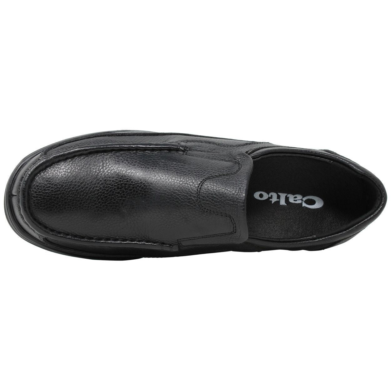 Elevator shoes height increase CALTO - G1825 - 3 Inches Taller (Black) - Lightweight