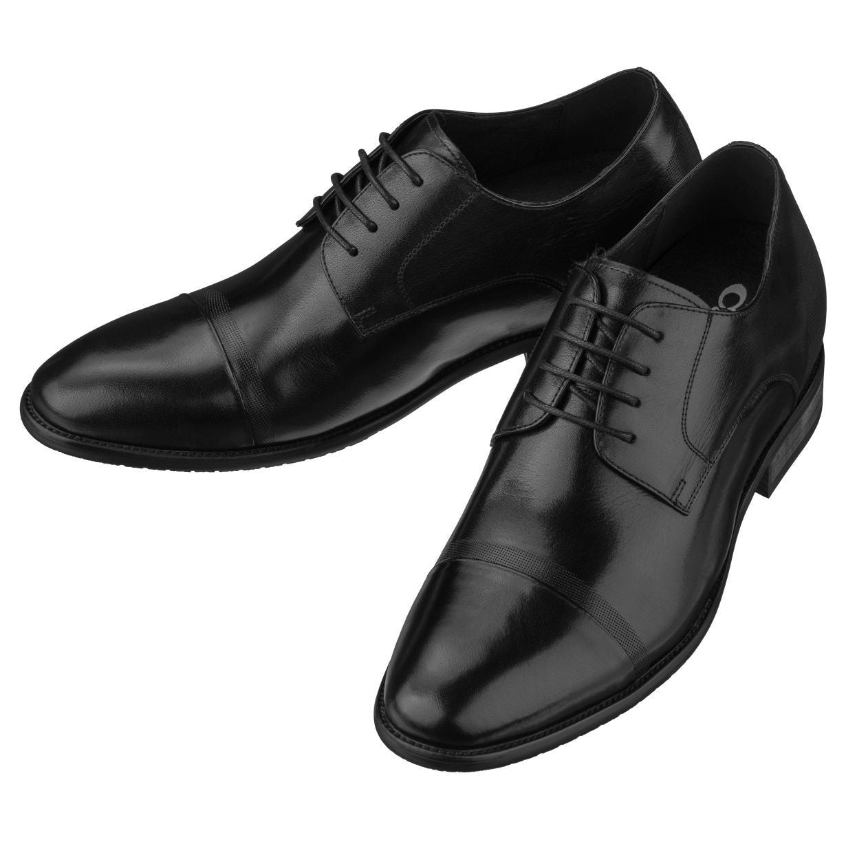 Height Increase Elevator Shoes Men CALTO Black Formal Dress Shoes - Three Inches - Y1004, 6 Height Increase Elevator Shoes Men CALTO Black Formal Dress Shoes - Three Inches - Y1004, 6