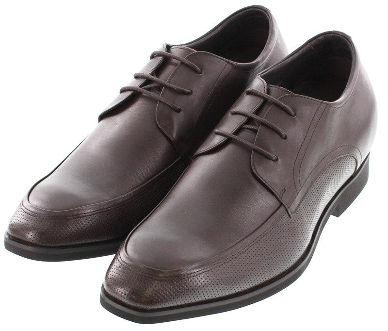 Elevator shoes height increase TOTO - D09102 - 2.8 Inches Taller (Dark Brown) - Size 11.5 Only